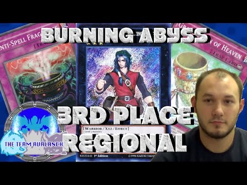 YUGIOH 3RD PLACE REGIONAL BURNING ABYSS | DECK PROFILE 2015 | Joe Bogli