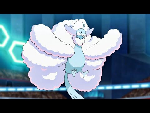 Dracovish vs Mega Altaria (DUB) - Ash vs Drasna - Pokémon Journeys: The Series