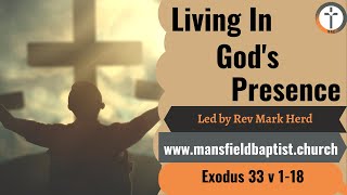 Living in God's presence