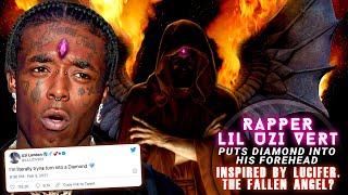 Rapper Lil Uzi Vert Puts Pink Diamond In His Forehead. Inspired By Lucifer, The Fallen Angel?