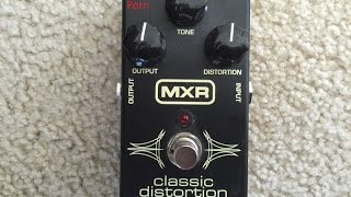 Video thumbnail for MXR Classic Distortion Demo by Billy Kidd