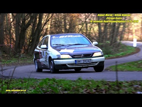 Kopeć Marek / Kilian Damian - Citroen Xsara - 18 Jasielski Rajd Niepodległości 11-11-2018