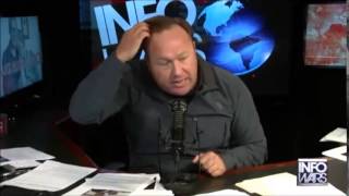 Alex Jones Rant- Government Aliens Have Invaded The Earth ! Infowars Jan 2015