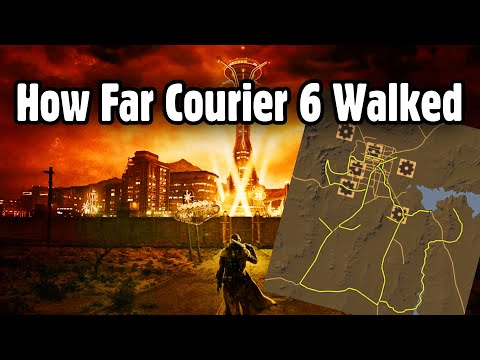 I Mapped How Far Courier 6 Walked In Fallout New Vegas