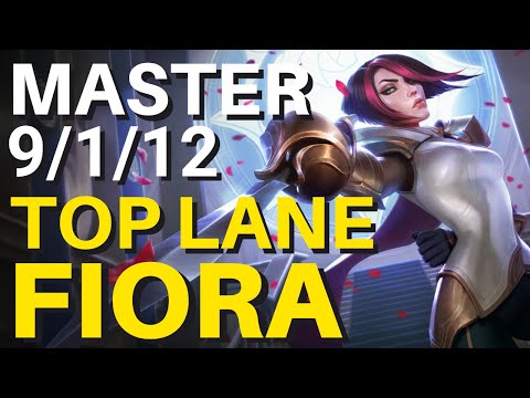 Fiora TOP vs Pantheon - Grandmaster gameplay patch 11.2