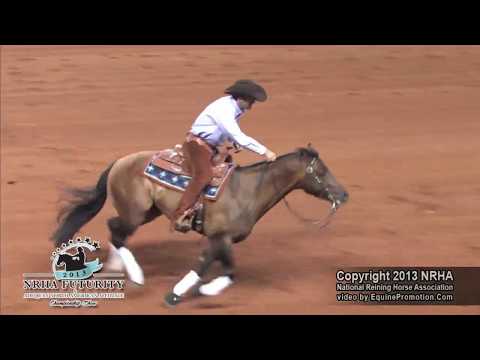 Memorable Revolution ridden by Brian Bell - 2013 NRHA Futurity(Open Futurity Second Go)