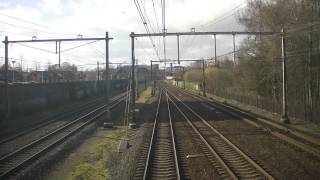 preview picture of video '[cabinerit] A train driver's view: Zwolle - Utrecht CS, ICM, 27-Feb-2015.'