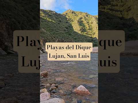 Playas del Dique Luján, un lugar imperdible en San Luis. #sanluis #turismo #dique #playa