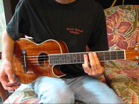 Oscar Schmidt OU55CE 'ukulele sound demo