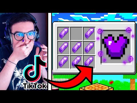 10 TIKTOKS THAT ARE *IMPOSSIBLE* TO USE IN MINECRAFT!!