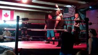 AWA June 11, 2011 - Sugar Shane v. Bishop Butler (Sons of Thunder) Part 1 (trimmed)