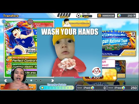 Gacha Samuraiblue step 1-6 Captain Tsubasa Dream Team GAREM banget!!!