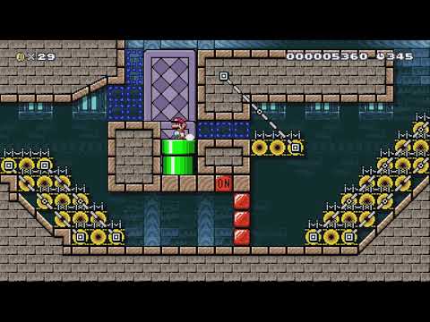 logical thinking cave 6 by Basko - Super Mario Maker 2 - No Commentary 1by