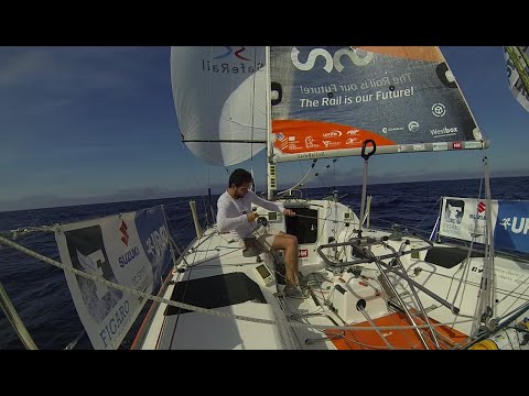 Beneteau Figaro 2 - Single-handed Spinnaker Gybe