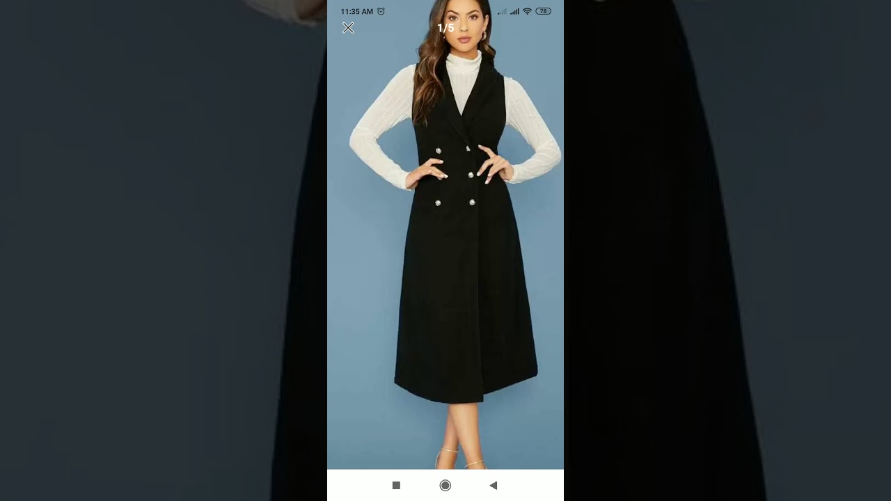 SHEIN chaleco cruzado con botones