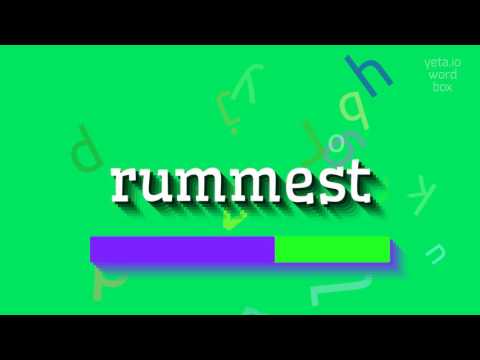 How to say "rummest"! (High Quality Voices) Video