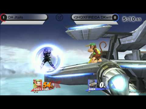 Smash Attack 3 - SSB4 Singles - Grand Final - DA Jtails vs iQHQ XFIRE DA DKwill