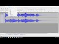 Add silence to audio file using audacity