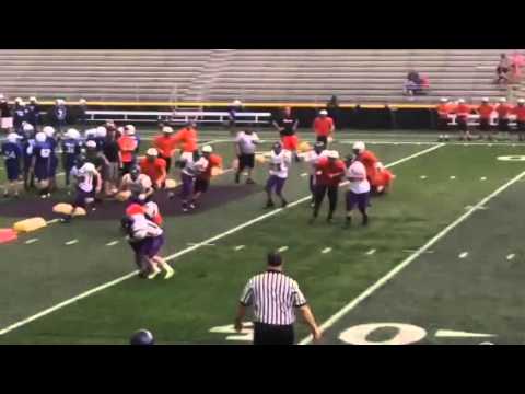 Conner Maciag   Jackson football 2015 Closing Speed