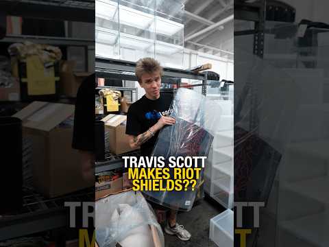 Travis Scott makes RIOT SHIELDS?🤨