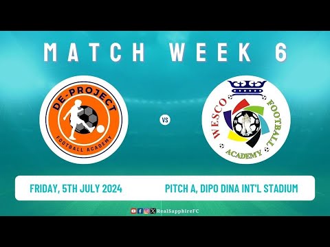 APFAN SUPER LEAGUE U'16 | DE-PROJECT FA vs WESCO FA | MATCHWEEK 6
