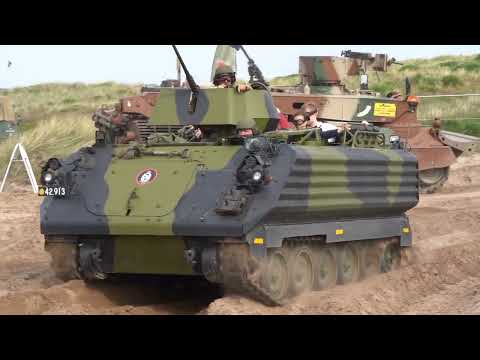 Danish military show "Åben hede"  2022 static display - Offene Heide 2022 - Leopard tanks - M113