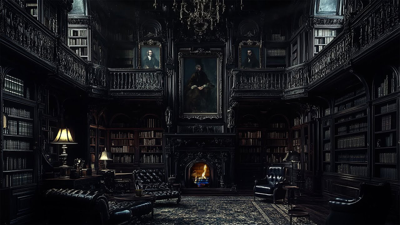 𝐘𝐨𝐮'𝐫𝐞 𝐒𝐭𝐮𝐝𝐲𝐢𝐧𝐠 𝐈𝐧 𝐀 𝐇𝐚𝐮𝐧𝐭𝐞𝐝 𝐋𝐢𝐛𝐫𝐚𝐫𝐲 𝐖𝐢𝐭𝐡 𝐆𝐡𝐨𝐬𝐭𝐬 | 𝐌𝐮𝐬𝐢𝐜 𝐟𝐨𝐫 𝐑𝐞𝐥𝐚𝐱, 𝐑𝐞𝐚𝐝, 𝐖𝐫𝐢𝐭𝐞 | 𝐃𝐚𝐫𝐤 𝐀𝐜𝐚𝐝𝐞𝐦𝐢𝐚