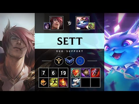 Sett Support vs Yuumi - EUW Diamond Patch 25.13