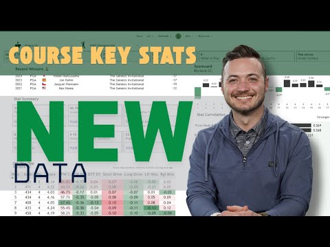 Course Key Stats Tutorial Rickrungood Com Fantasy Golf Tools