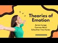 Theories of Emotion: James-Lange, Cannon-Bard, and Schachter Two Factor Theories
