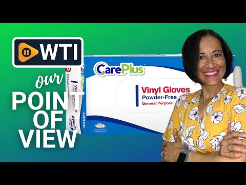 Disposable Vinyl Gloves Large Size - WTI product video review