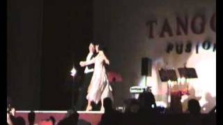 Leo Calvelli e Eugenia Usandivaraz al TangoFusion 2010/2011 - show