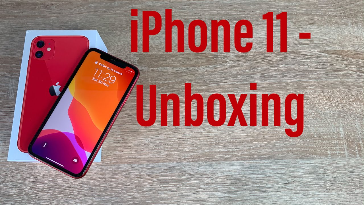 iPhone 11 Product RED Unboxing and First Look