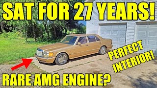 Getting An Abandoned & Ultra Rare Pre-Merger AMG Started After Sitting For 27 Years! Will It Drive?