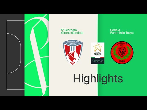 Women's Molfetta-Audace Verona 3-2 | Goals and highlights | Matchday 5 | Serie A Tesys 2025/2026