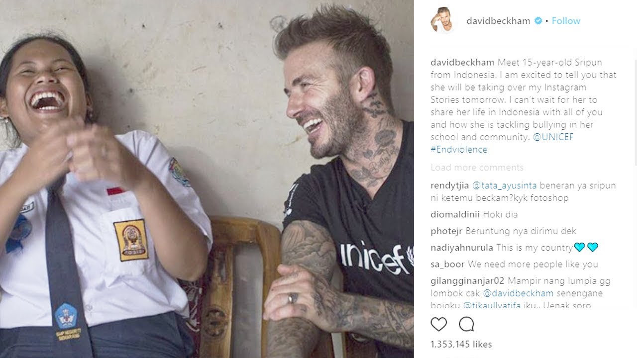 Diajak Selfie Beckham Sripun Bahkan Instastory An Di Instagram Sang