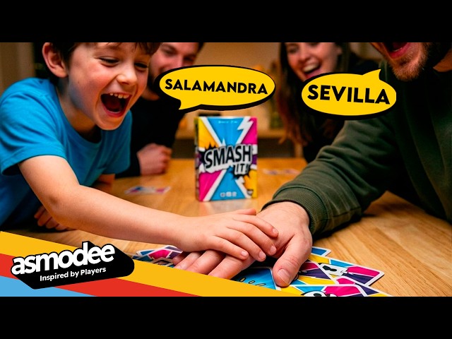 Vídeo relacionado con Smash It! - Juegos de Mesa para Familia y Amigos - Juego de Cartas de Rapidez Mental - de 2 a 8 Jugadores - Diversión sin Pantallas - Regalo Original