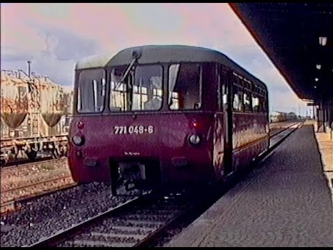Fahrt von Osterwieck West nach Heudeber-Danstedt und ein wenig Straßenbahn Halberstadt am 28.08.1993
