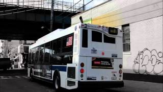 preview picture of video 'MTA New York City Bus: 2003 Orion 07.501 OG CNG #7640 Bx8 recording! *1700 video*'