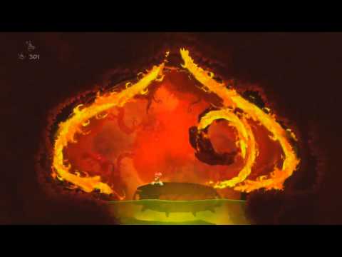 Rayman Legends Playthrough Part 85 - [Back To Origins] Gourmand Land - My Heartburn's For You