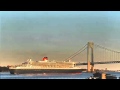 Queen Mary 2 quitte New York - QM2 leaving New York harbour 