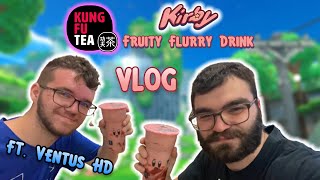 Trying the Kirby Fruity Flurry at KUNGFU TEA 😍