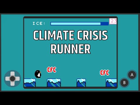 Climate Crisis Runner - MakeCode Arcade Advanced