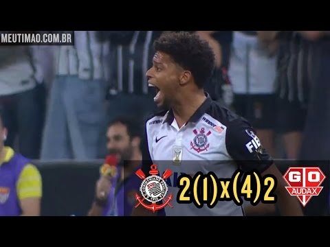 Corinthians 2(1) x (4)2 Audax - Paulistão 2016 - 23/04/2016