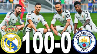 FC 26 -MESSI RONALDO NEYMAR & MBAPPE | ALL STARS | REAL MADRID 100-0 MANCHESTER CITY