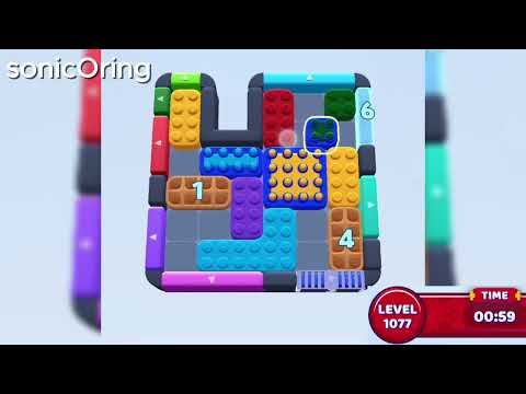 Farbblock-Jam, Level 1077