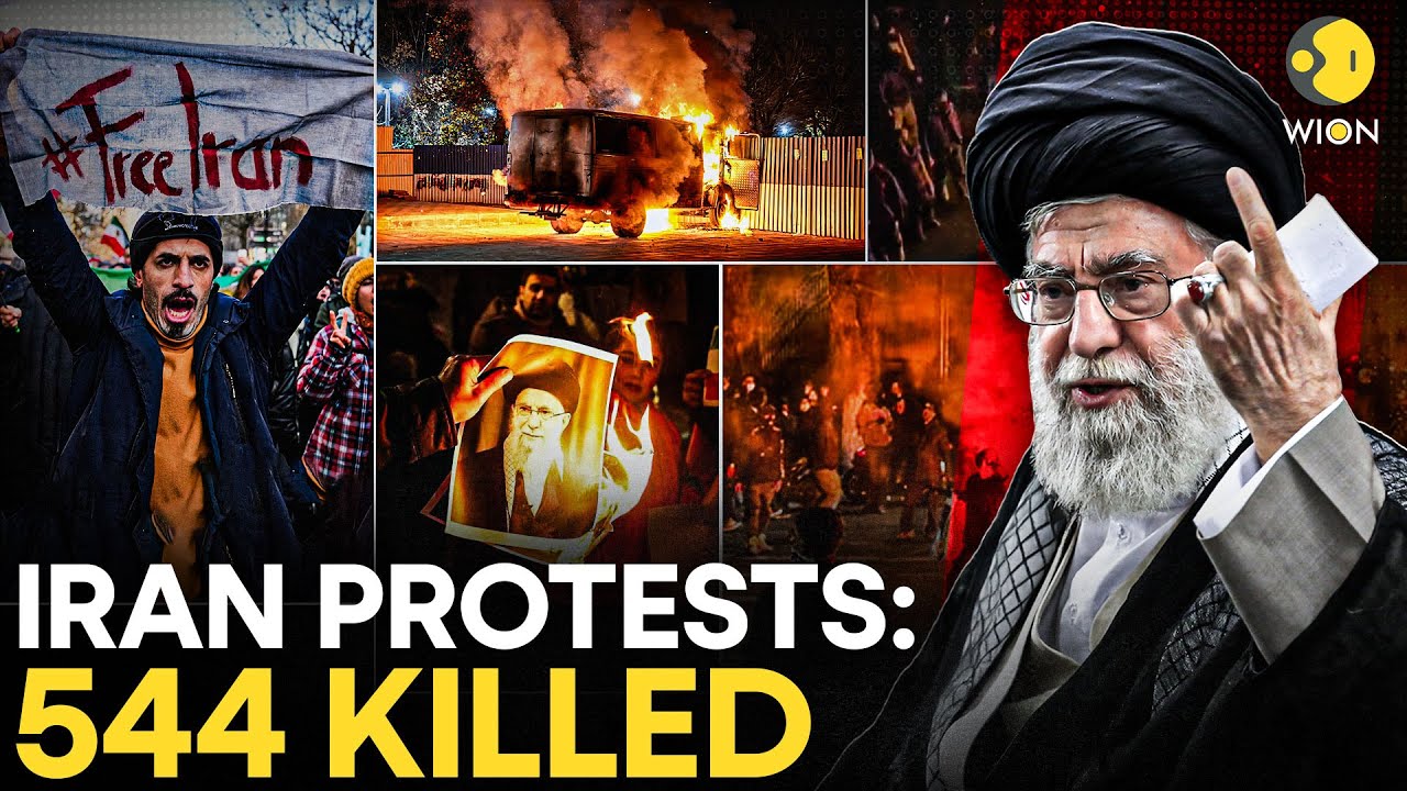 Iran Protests LIVE: Violent Protests Bring Tehran To Its Knees, At Least 544 Killed | WION