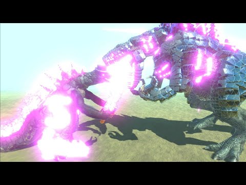 MECHA SHINGODZILLASAURUS VS SHINGODZILLASAURUS EPIC BATTLES - ANIMAL REVOLT BATTLE SIMULATORS