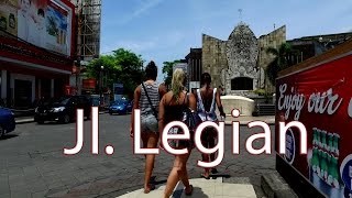 [Bali] Jl. Legian / take a walk around Bali 2017 : 走在巴厘岛 trip guide videoレギャン通りク