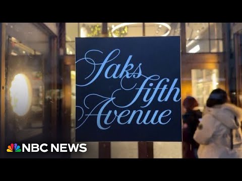 Saks Fifth Avenue parent company files for bankruptcy 